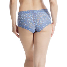 Cross-Dyed Boyshort - II | Stonewash Blue/Serenity Blue
