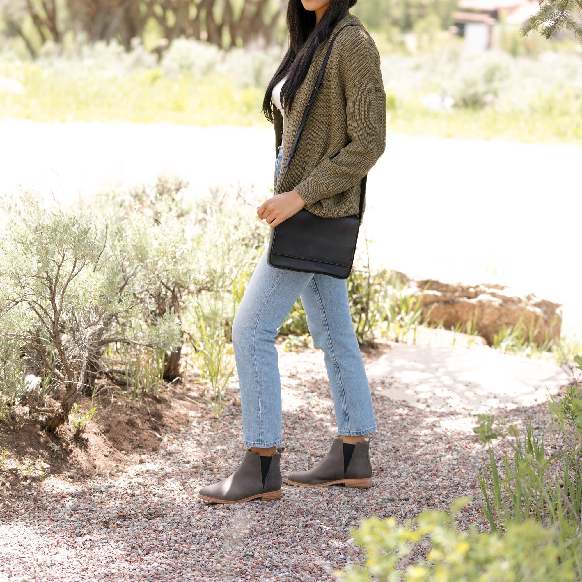 Womens | Eva Everyday Chelsea Boot | Grey