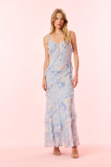 Radiance Heirloom Print Maxi Dress | Whisper Blue