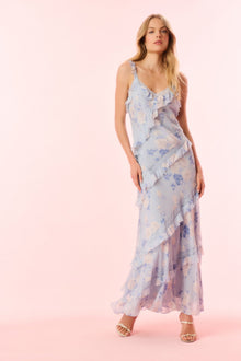 Radiance Heirloom Print Maxi Dress | Whisper Blue