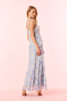 Radiance Heirloom Print Maxi Dress | Whisper Blue