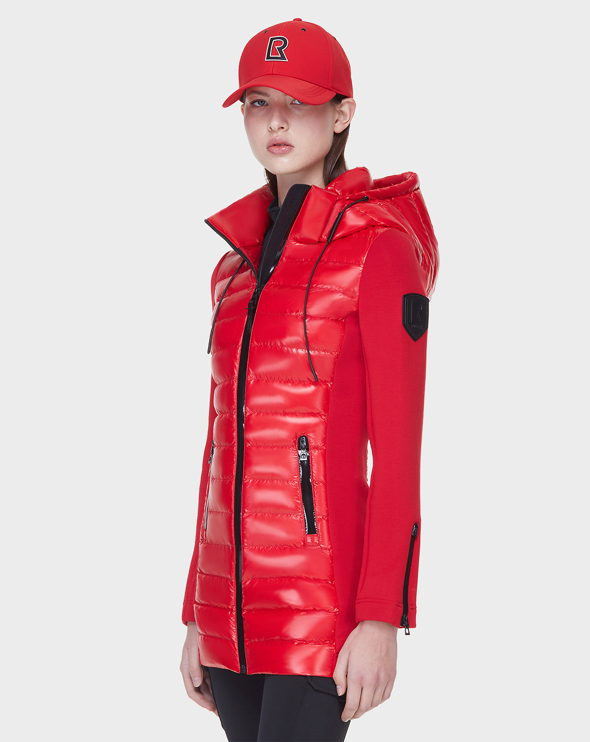 Women | MERINA Hybrid Lightweight Down Jacket | Poppy Red