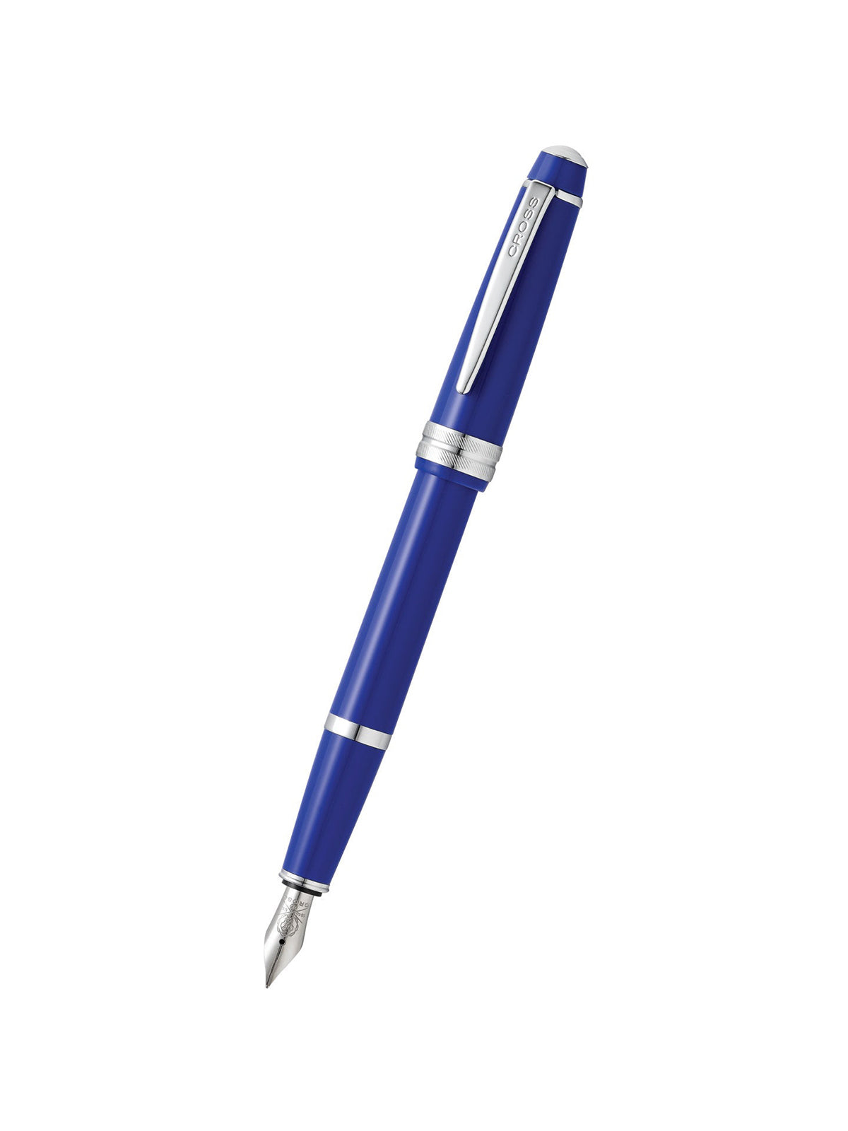 Bailey Resin Fine Nib Fountain Pen | Light Polished Blue