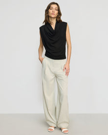 Renee | Yan Wide Barrel-Leg Pant in Size Small