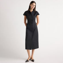 Karolina | Zarine Sculpted Button Dress in Size Extra Small