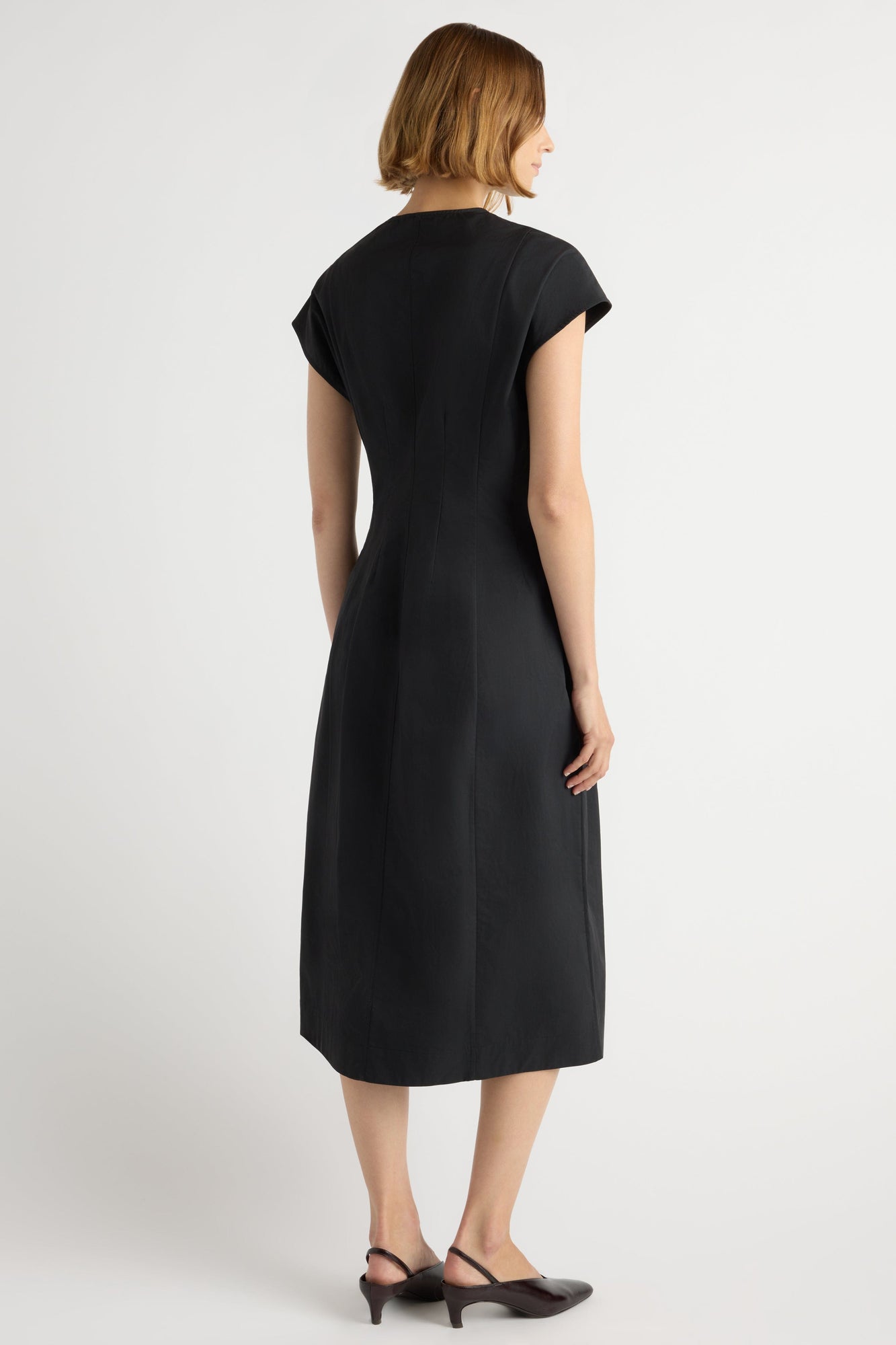 Mali | Zarine Sculpted Button Dress in Size Small