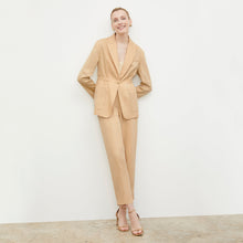 Front image of a woman wearing the Shane Pant - Everyday Twill in Butter