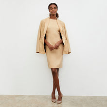 Front image of a woman wearing the Constance Dress - Everyday Twill in Butter