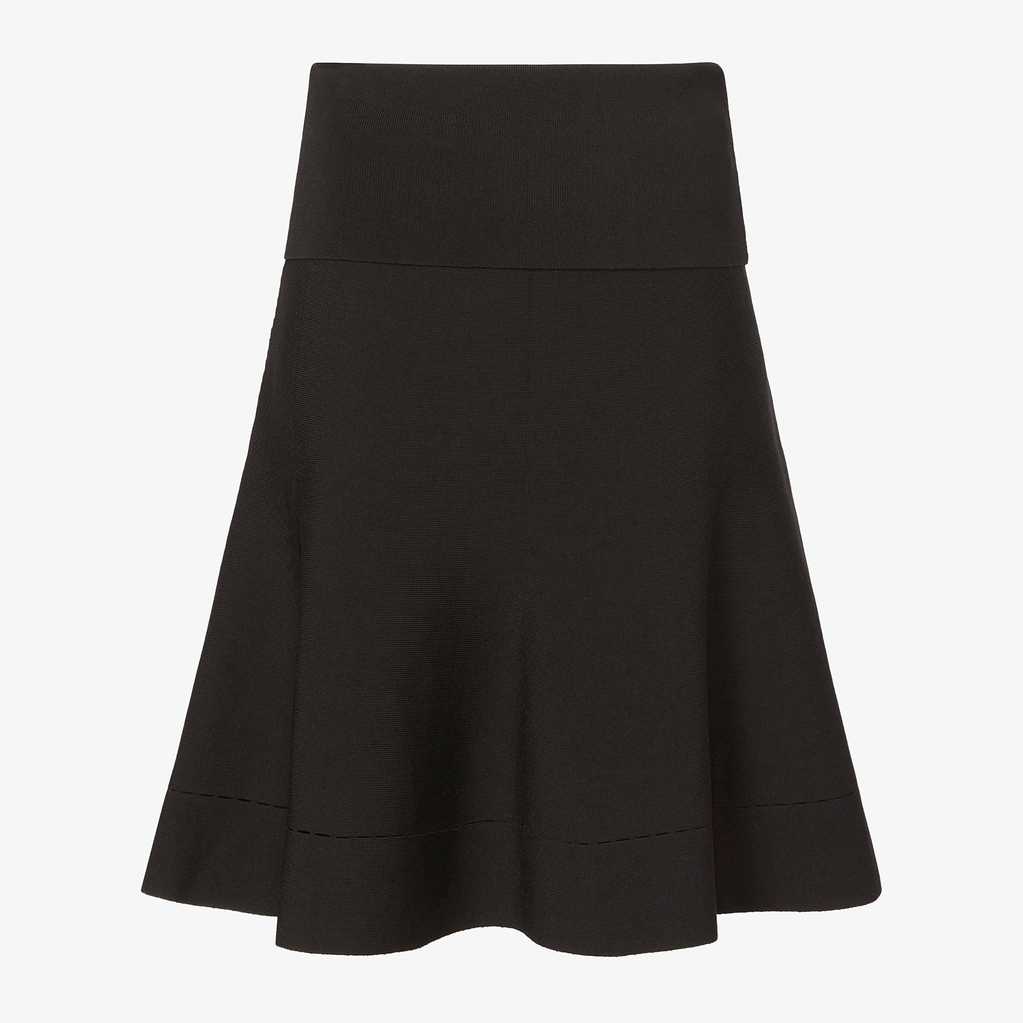 Packshot image of the luca skirt in black